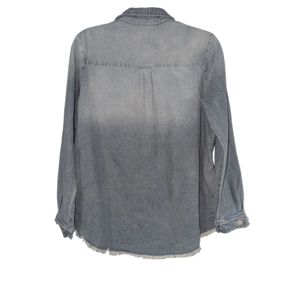 Democracy Denim Style Button-Up Shirt - Picture 2 of 4